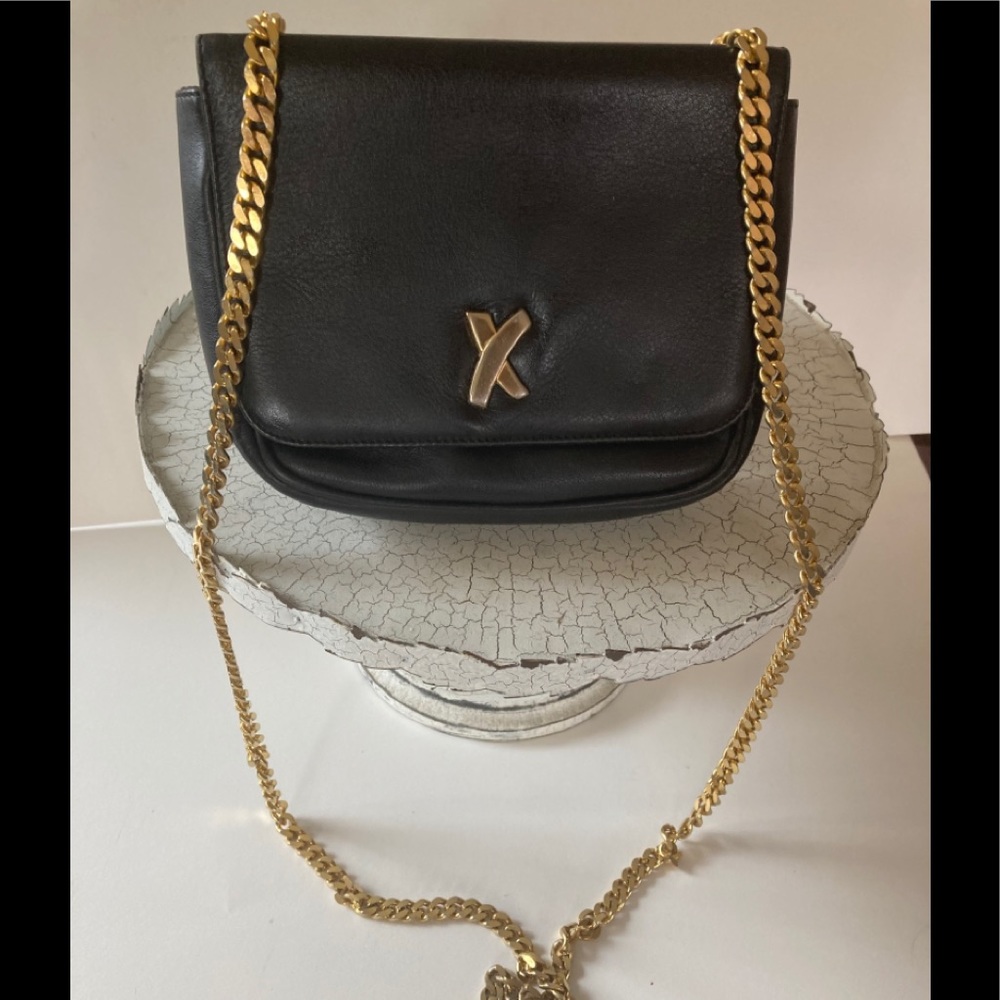 VTG 80’s Paloma Picasso Leather Mini Crossbody Bag